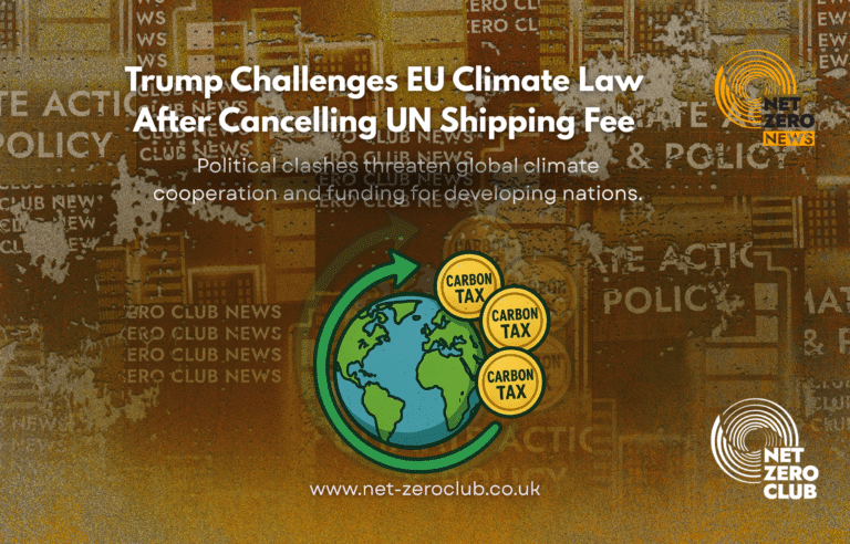 Trump Challenges EU Climate Law After Cancelling UN Shipping Fee