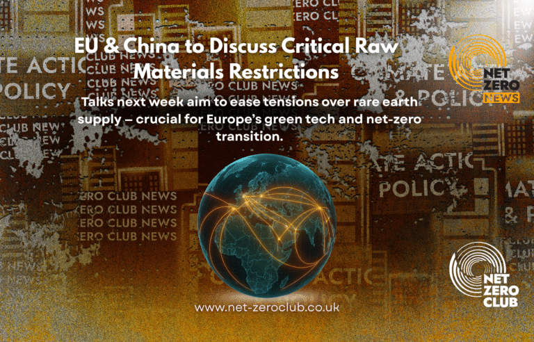 China and EU Set for Raw Materials Talks Next Week
