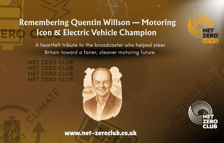 Remembering Quentin Willson: Top Gear Host & EV Advocate