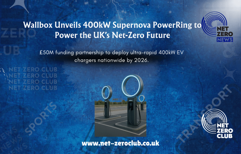 Wallbox Launches Net-Zero EV Charger with Retrofit Funding Boost