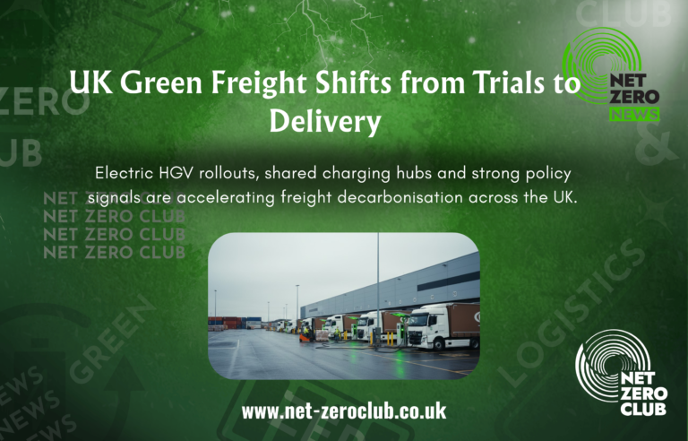 Green Logistics Gains Momentum: UK Freight Sector Accelerates Decarbonisation