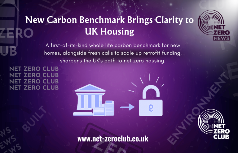 New Whole Life Carbon Benchmark Sets UK Homes on Clearer Net Zero Path