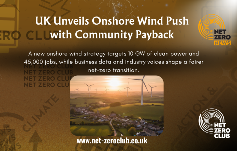 UK Government’s Onshore Wind Strategy Sparks Green Energy Momentum