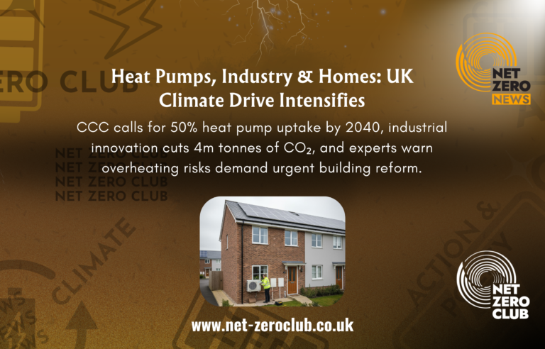 UK Climate Action Intensifies: Heat Pumps, Industrial Innovation & Overheating Resilience