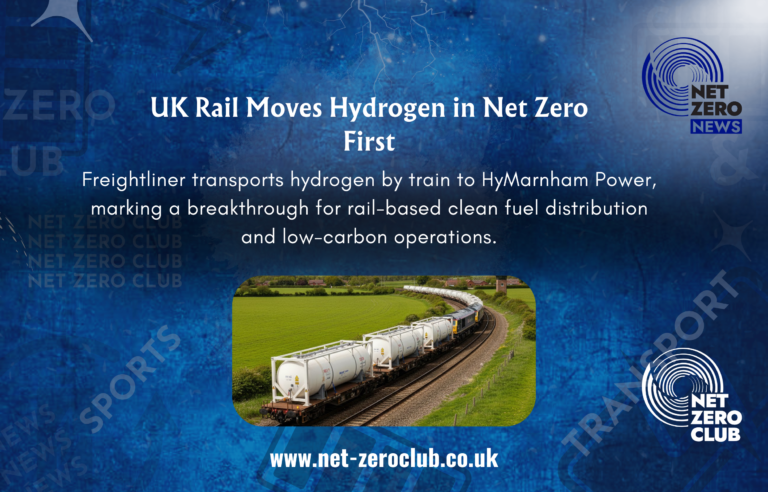 Rail Hydrogen Transport Milestone Accelerates UK Net-Zero Future