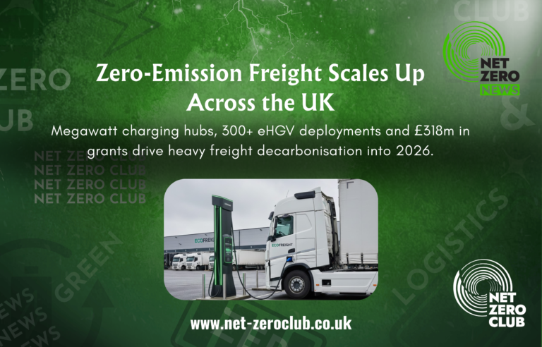 UK Freight Goes Green: Major Moves in Zero‑Emission Logistics in Early 2026