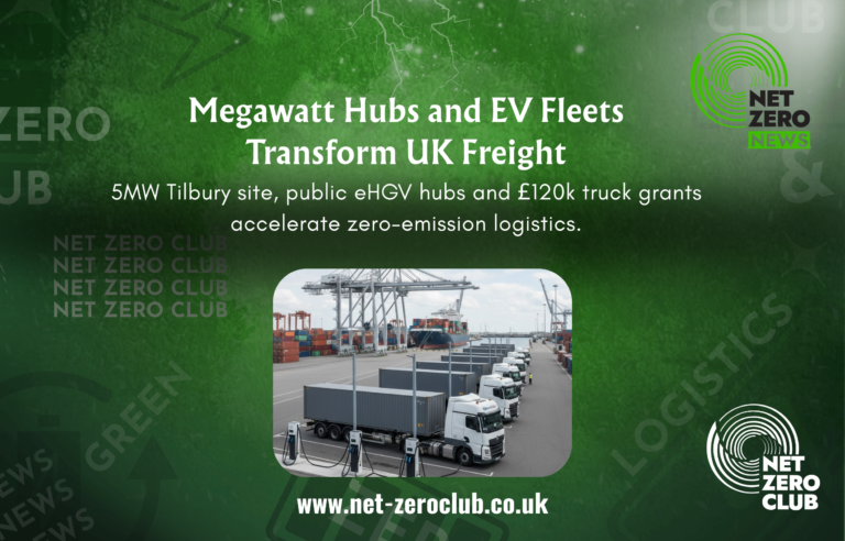 UK Unveils Major Advances in Green Logistics and Freight Infrastructure