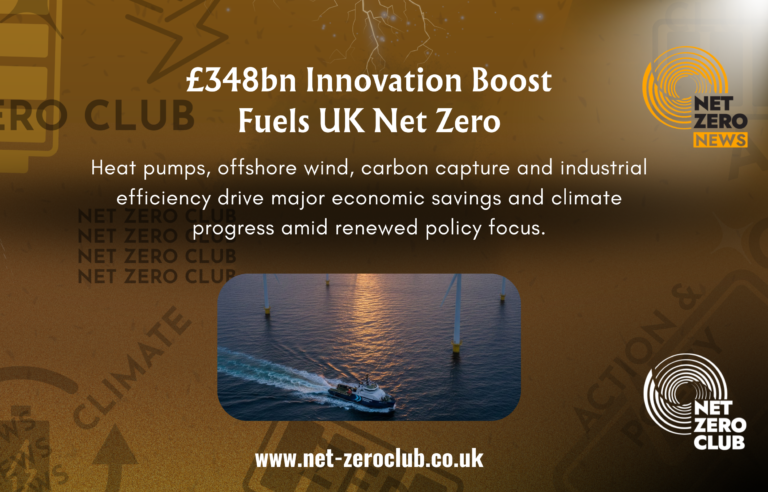 Investment in Energy Innovation Could Save UK £348bn by 2050