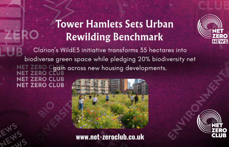 Urban Rewilding in Tower Hamlets: A Biodiversity Blueprint for UK Cities