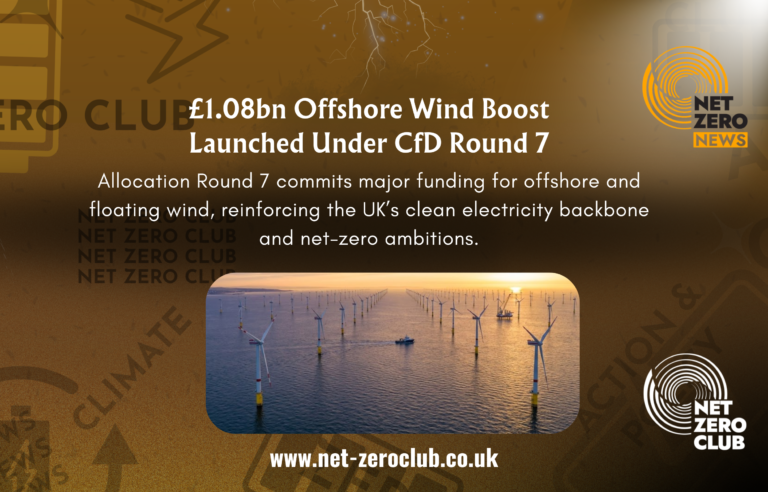 New Contracts for Difference Round Drives Offshore Wind Expansion and Net Zero Progress