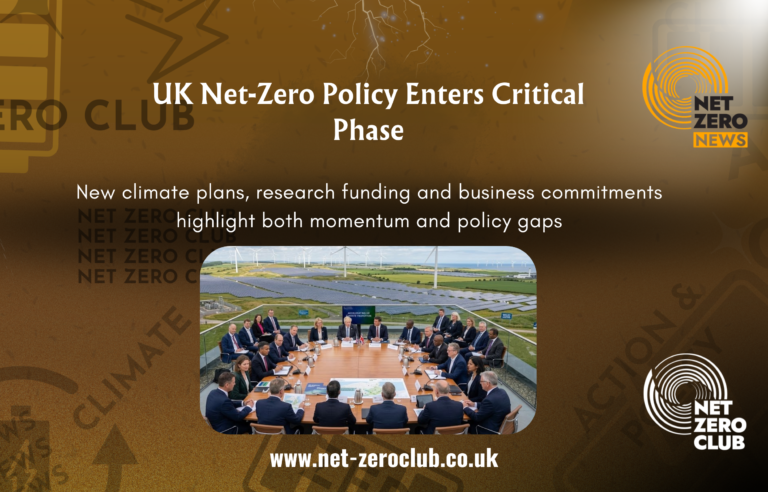 UK Accelerates Net Zero Ambitions with New Policy and Funding Moves